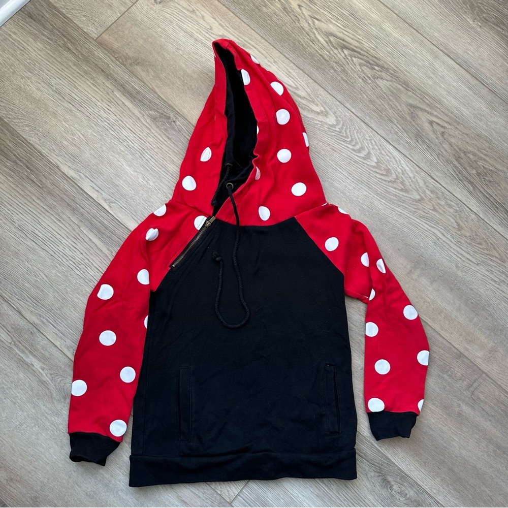 Ampersand Avenue Kid’s Minnie Mouse Double Hoodie